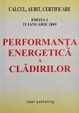 Performanta energetica a cladirilor (21 ianuarie 2009) - Carte