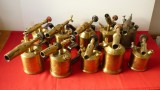 LAMPA CU BENZINA, LOT 10 BUCATI COLECTIE