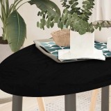 VidaXL Blat de masă maro &icirc;nchis 100x50x4 cm lemn masiv de stejar oval