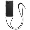 Husa pentru Apple iPhone 12 Pro Max, Silicon, Transparent, 52732.01, Textil, Carcasa, Kwmobile