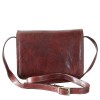 Geanta Dama Piele Naturala Coniac GD101A Umar Postas, 23x8x16 cm, Fabricata in Italia