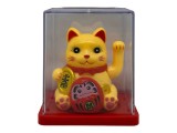Figurina Solara Pisica Feng Shui cu miscare din labuta