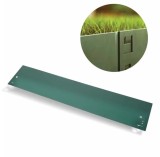 Bordură de gazon din metal 13,5 cm x 120 cm Verde