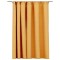 Draperie opaca, aspect de in, galben, 290 x 245 cm, cu carlige