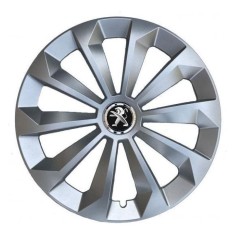 Set 4 Capace Roti 15 inchi (R15) Fame Gri, Compatibile Cu Peugeot