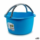 Coș pentru rufe Stefanplast Albastru Alb Maro Verde Plastic 16 L 39 x 22 x 39 cm Cu m&acirc;nere (30 Unități)