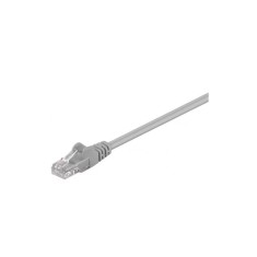 Cablu UTP 0.5m CCA patchcord retea CAT5e 2x RJ45 gri Goobay
