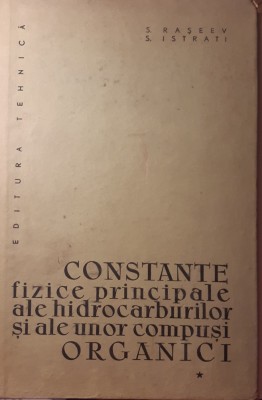 Constante fizice principale ale hidrocarburilor si ale unor compusi organici foto