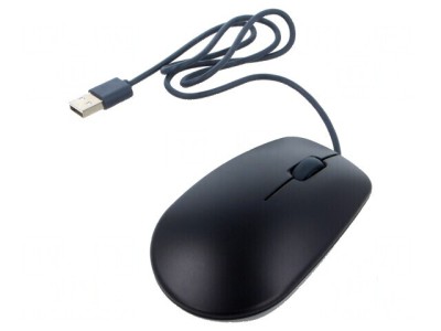 Mouse optic USB A negru/gri foto