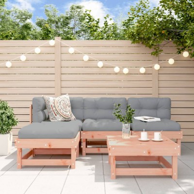 vidaXL Set mobilier de grădină cu perne, 5 piese, lemn masiv douglas 3186044 foto