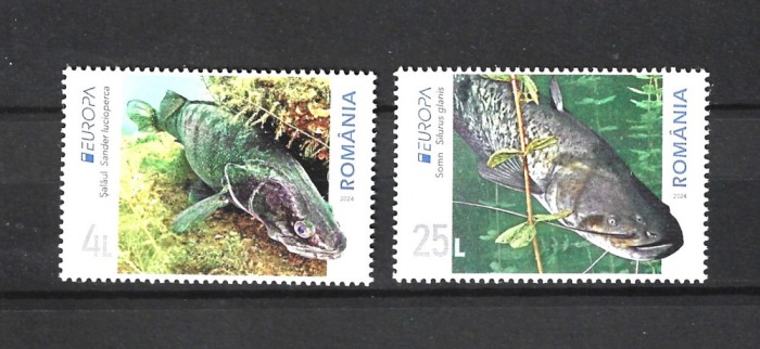 ROMANIA 2024 -EUROPA 2024 - FAUNA SI FLORA SUBACVATICA, MNH - LP 2464
