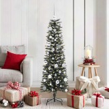 VidaXL Brad de Crăciun artificial cu 150 LED Verde 43 x 43 x 150 cm 3395933