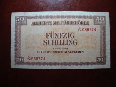 AUSTRIA 50 SCHILLING 1944 foto