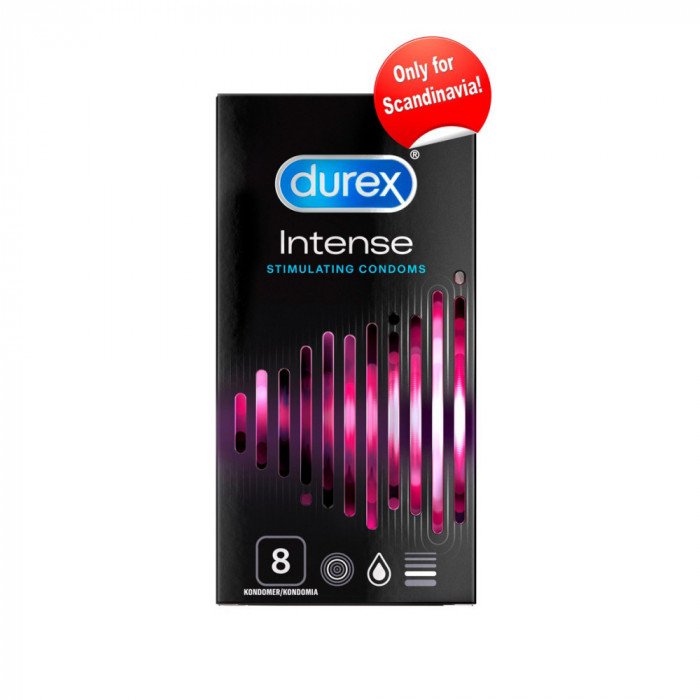Prezervative Durex Intense Orgasmic, 8 buc