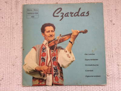 czardas das ungarische zigeunerorchester disc vinyl lp muzica folcor maghiar VG foto