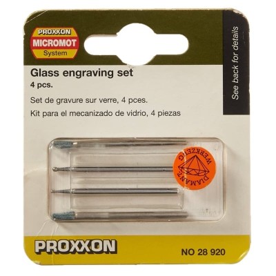 Set biaxuri Micromot Proxxon 28920, O1-O2.5 mm, 4 piese foto