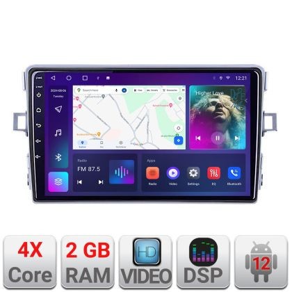 Navigatie Toyota Verso 2010-2016 A-133 2+32 GB Android Waze USB Navigatie Internet Youtube Radio CarStore Technology