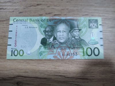 LESOTHO 100 MALOTI 2021 foto