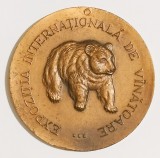 MEDALIE EXPOZITIA INTERNATIONALA DE VANATOARE BUCURESTI ROMANIA 5 14 X 1978 CIA 66 URS AGVPS