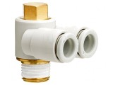 Racord Push-in Filetat 90&deg; 1-10 Bar 5-60&deg;C