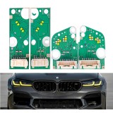 Set 4 module galbene CSL Style Angel Eyes DRL BMW Seria 5 G30 G31, Seria 6 GT G32 - 23508301, 235.083-01 / 23508302, 235.083-02
