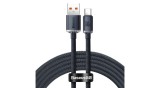 Baseus Crystal Shine USB - cablu USB-C, 100 W, 1,2 m (negru)