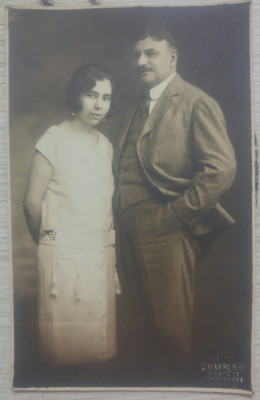 Cuplu// Foto tip CP, Franz Mandy Bucuresti foto