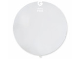 Balon Jumbo alb diametrul 80 cm