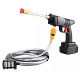 Cumpara ieftin Pistol de spalat cu presiune 30 bari, 2 acumulatori 48V, 3 moduri, rezervor spuma, duze, filtru si geanta transport