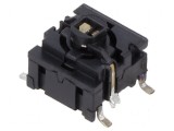 Micro&icirc;ntrerupător TACT SPST-NO 0,05A/24VDC SMT cu LED