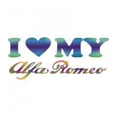 Sticker Alfa Romeo I Love My
