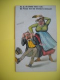 HOPCT 510 J PRIMIRE ...CALDUROASA ..!!!- IN 1920 AUSTRIA -CARICATURA VECHE-EUROPA --CIRCULATA