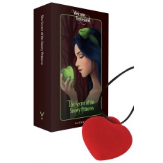 Mini Vibrator PleasureStone FairyGasm, 8 Moduri Vibratii, Silicon, USB, IPX7, Rosu