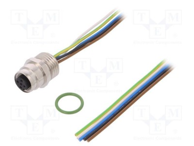 Conector M12 soclu PIN 5 mamă A-DeviceNet/CANopen IP67 LUMBERG AUTOMATION foto