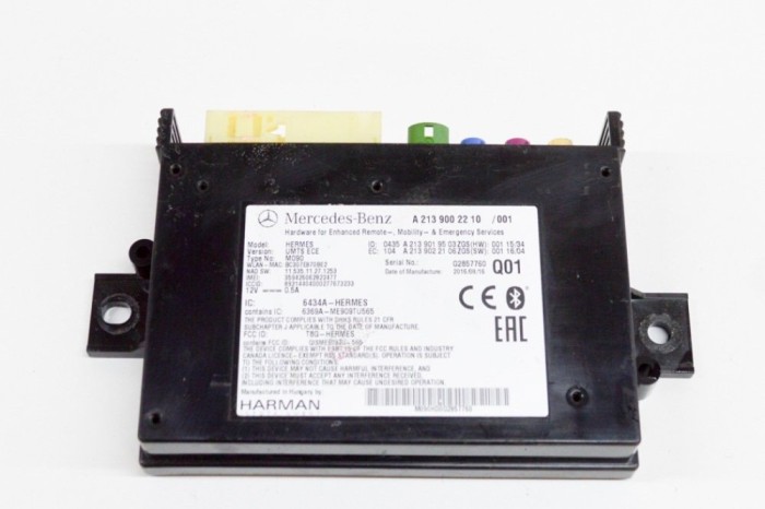 Modul de control Bluetooth MERCEDES-BENZ C W205 2016 OEM: A2139002210,A2139019503,A2139022106 | 20228461