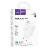 Incarcator Retea, Power Delivery 65W, Dual Ports, USB-A Quick Charge 3.0 + USB-C cu Power Delivery, 5V, 3A,