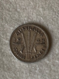 3 Pence 1943 Australia - Argint