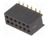 Conector 12 pini, seria {{Serie conector}}, pas pini 1.27mm, CONNFLY - DS1065-05-2*6S8BS foto