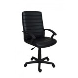 Scaun directorial GN72, piele ecologica, inaltime reglabila, 100 kg, negru