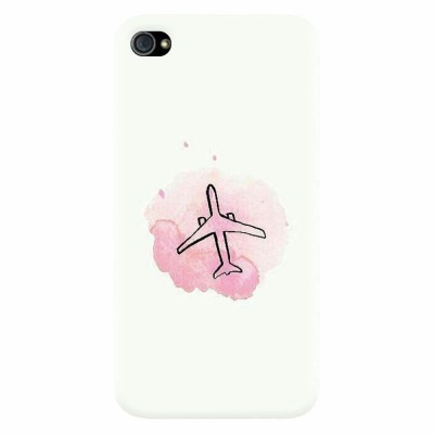 Husa silicon pentru Apple Iphone 4 / 4S, Airplain foto