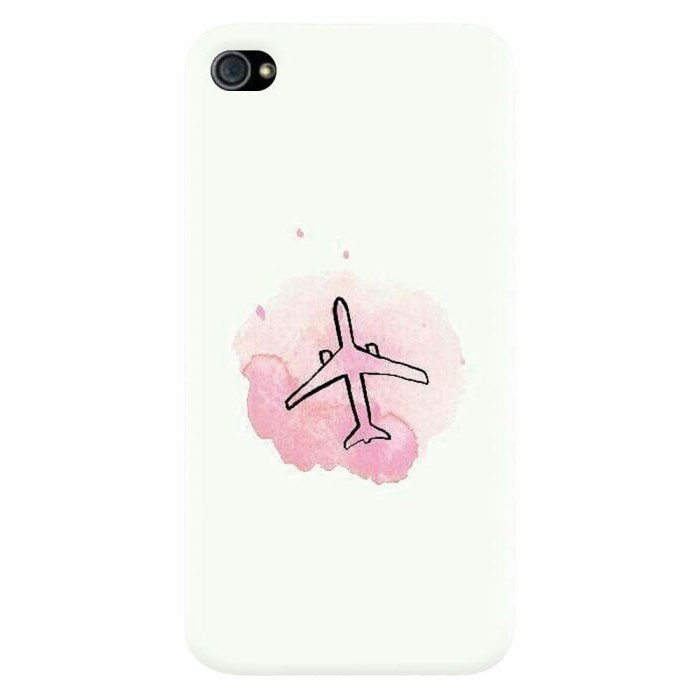 Husa silicon pentru Apple Iphone 4 / 4S, Airplain