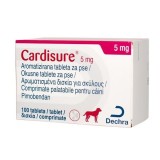 Cardisure 5 mg 100 Tablete Palatabile Caini Tratament Insuficienta Cardiaca Dechra