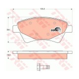 Set placute frana Trw GDB1597, parte montare : Punte fata