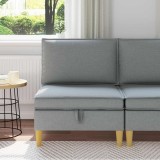 vidaXL Sofa cu Depozitare Țesătură 42027094