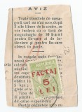 *Romania, LP III.5/1928, Marci de factaj pe fragment 10, oblit.