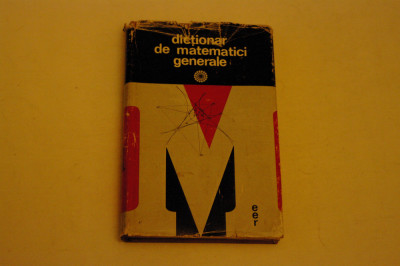 Dictionar de matematici generale foto