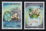 SAN MARINO 1992 - Colectia Europa, Descop. Americii / serie completa MNH, Nestampilat