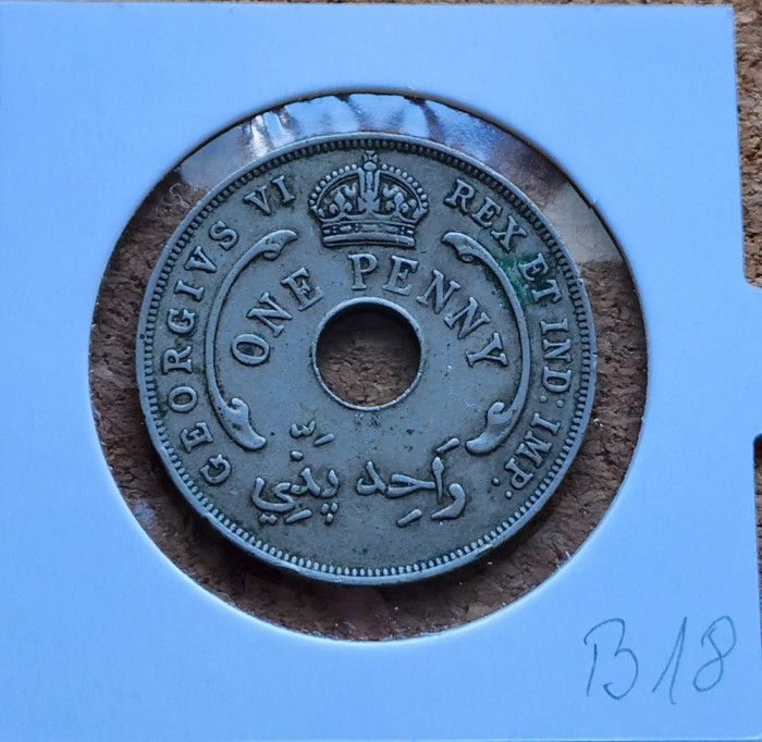 British West Africa One Penny 1947