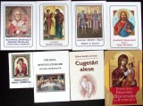 Lot 8 carticele religioase colectiv, acatiste, rugaciuni, Sf. Nicolae, Maica Domnului, Sf. Serafim de Sarov, stare buna, format mic