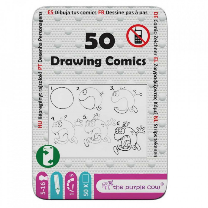 50 de provocări - Desenează &icirc;n șase pasi, 5-7 ani, +10 ani, 7-10 ani